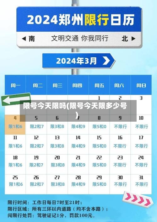 限号今天限吗(限号今天限多少号)