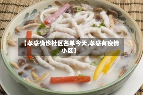 【孝感确诊社区名单今天,孝感有疫情小区】