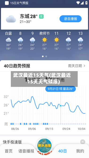 武汉最近15天气(武汉最近15天天气预报)