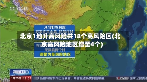 北京1地升高风险共18个高风险区(北京高风险地区增至4个)