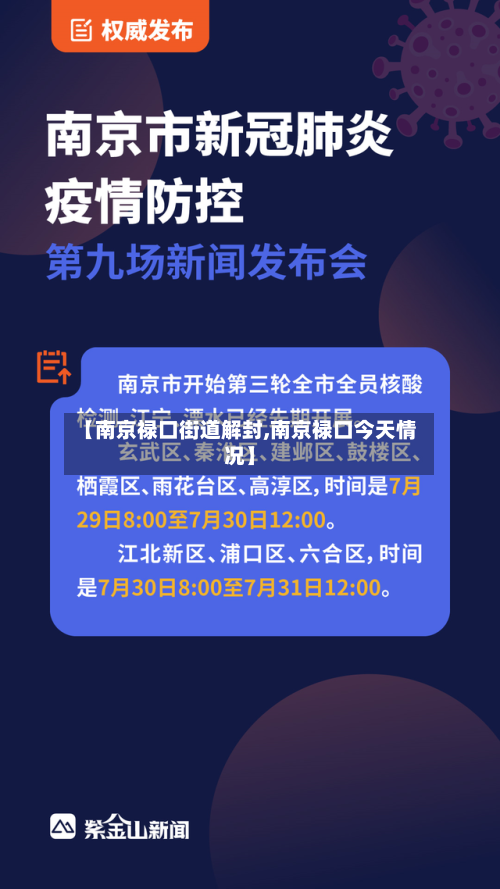 【南京禄口街道解封,南京禄口今天情况】