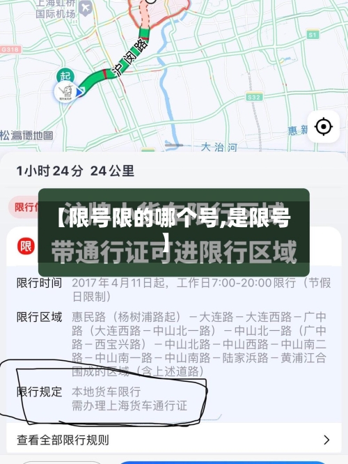 【限号限的哪个号,是限号】