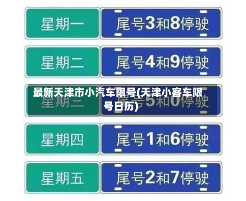 最新天津市小汽车限号(天津小客车限号日历)