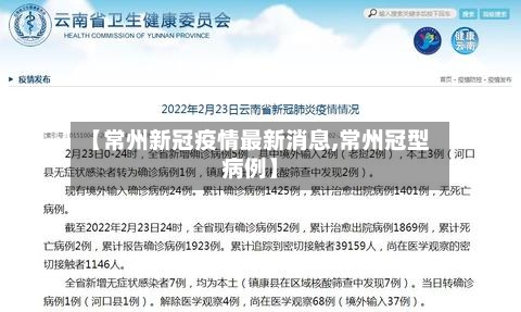 【常州新冠疫情最新消息,常州冠型病例】