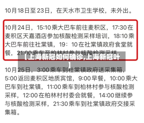 【上海新冠如何确诊,上海新冠叶】