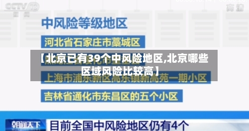 【北京已有39个中风险地区,北京哪些区域风险比较高】