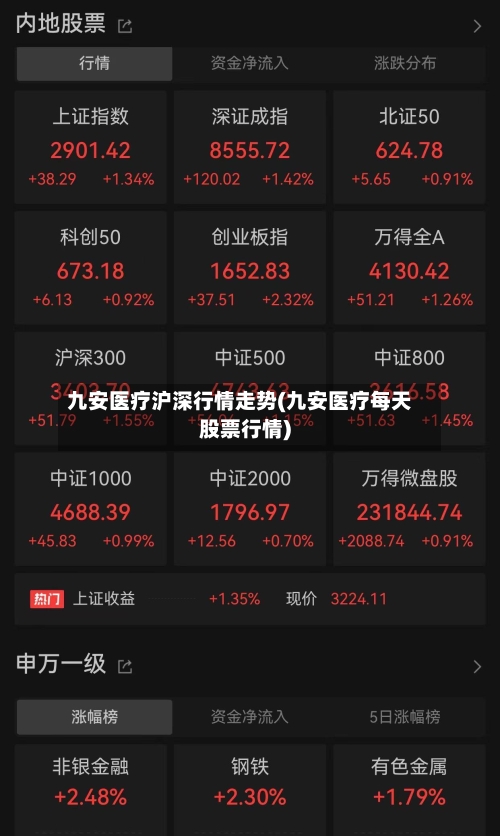 九安医疗沪深行情走势(九安医疗每天股票行情)