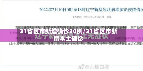 31省区市新增确诊30例/31省区市新增本土确诊