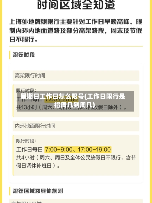 星期日工作日怎么限号(工作日限行是指周几到周几)