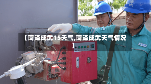 【菏泽成武15天气,菏泽成武天气情况】