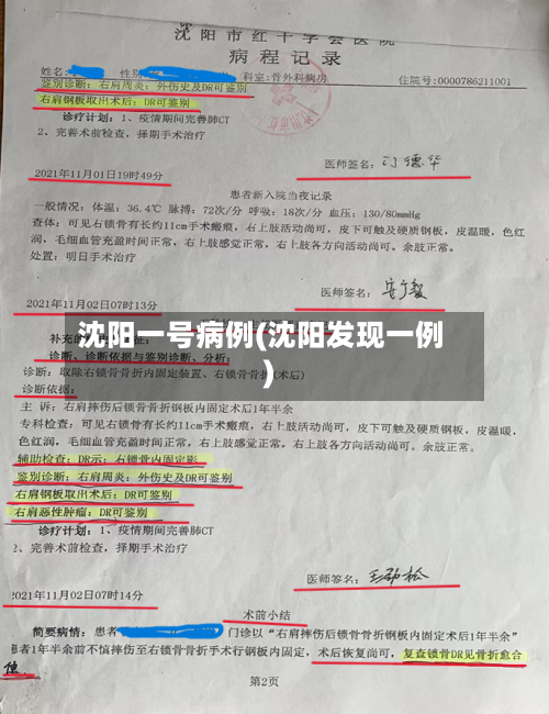 沈阳一号病例(沈阳发现一例)
