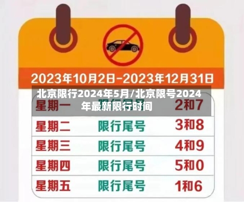 北京限行2024年5月/北京限号2024年最新限行时间