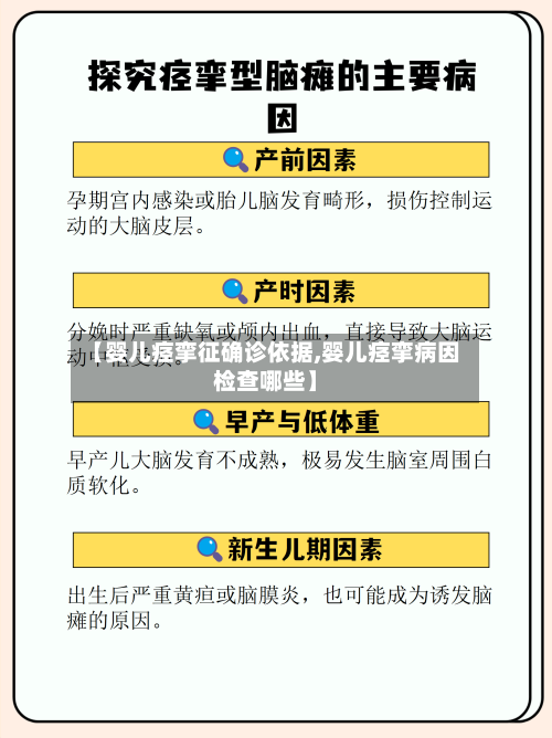 【婴儿痉挛征确诊依据,婴儿痉挛病因检查哪些】