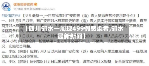 【四川邻水一周现499例感染者,邻水最新新闻】
