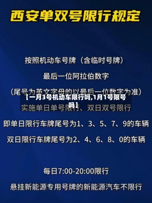 【一月3号机动车限行吗,1月1号限号吗】