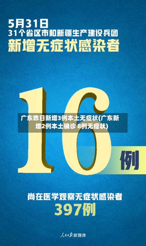 广东昨日新增3例本土无症状(广东新增2例本土确诊 8例无症状)
