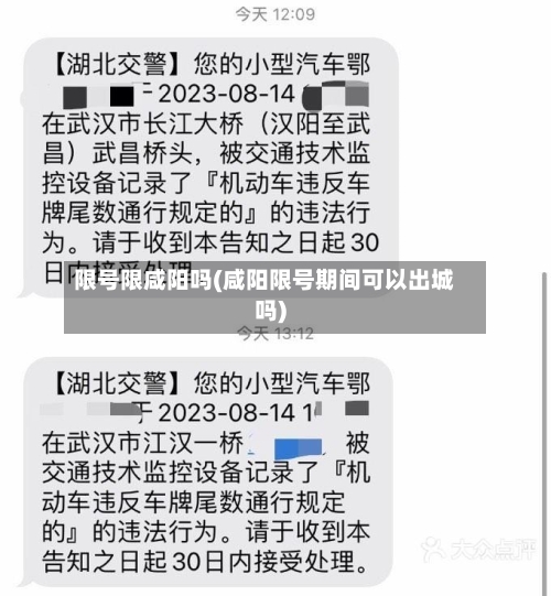 限号限咸阳吗(咸阳限号期间可以出城吗)