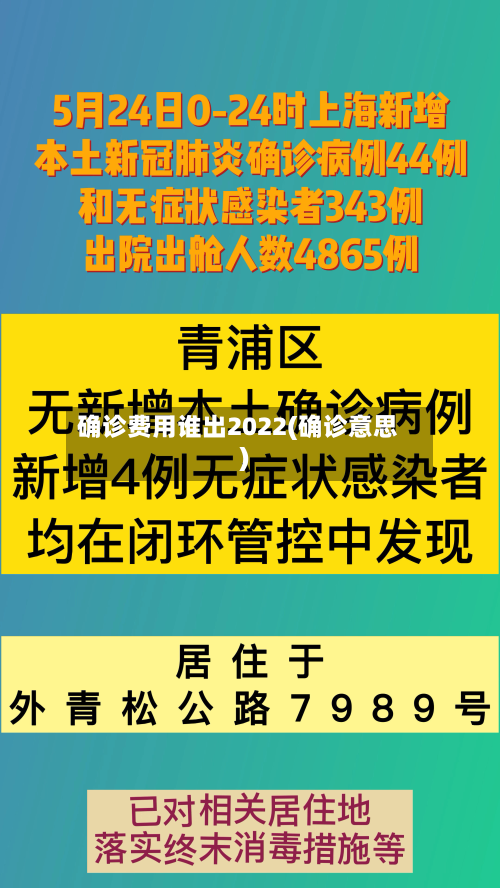 确诊费用谁出2022(确诊意思)