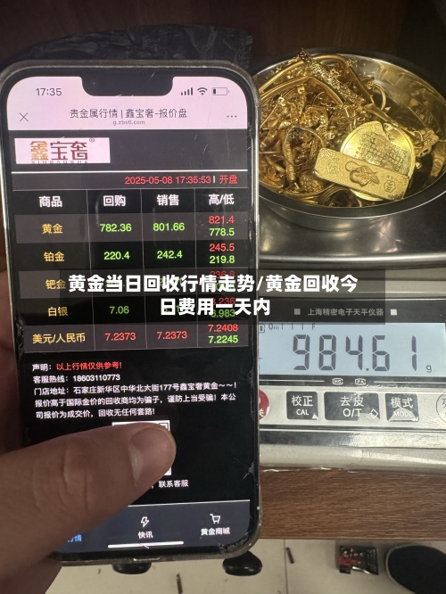 黄金当日回收行情走势/黄金回收今日费用一天内