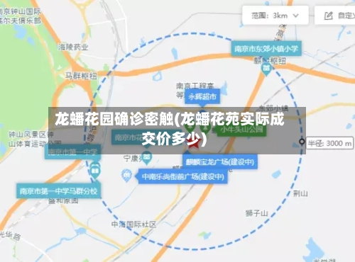 龙蟠花园确诊密触(龙蟠花苑实际成交价多少)