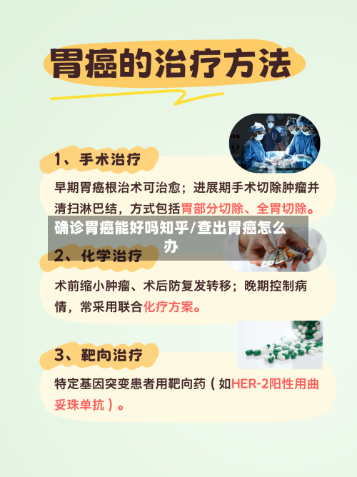 确诊胃癌能好吗知乎/查出胃癌怎么办