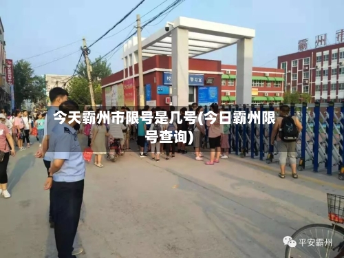 今天霸州市限号是几号(今日霸州限号查询)