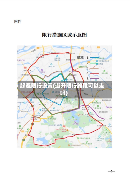 躲避限行设置(避开限行路段可以走吗)