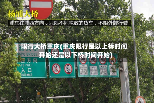 限行大桥重庆(重庆限行是以上桥时间开始还是以下桥时间开始)