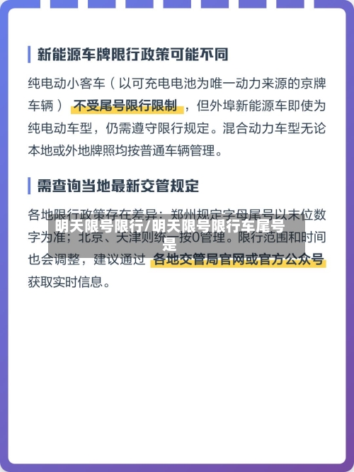 明天限号限行/明天限号限行车尾号是