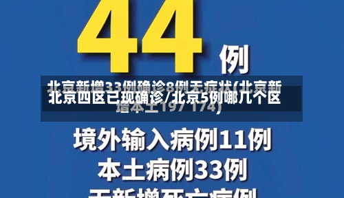 北京四区已现确诊/北京5例哪几个区