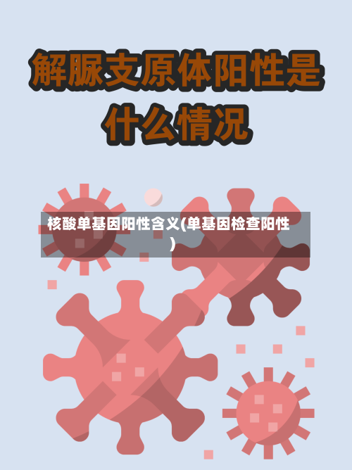 核酸单基因阳性含义(单基因检查阳性)