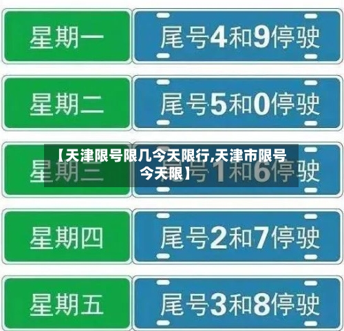 【天津限号限几今天限行,天津市限号今天限】
