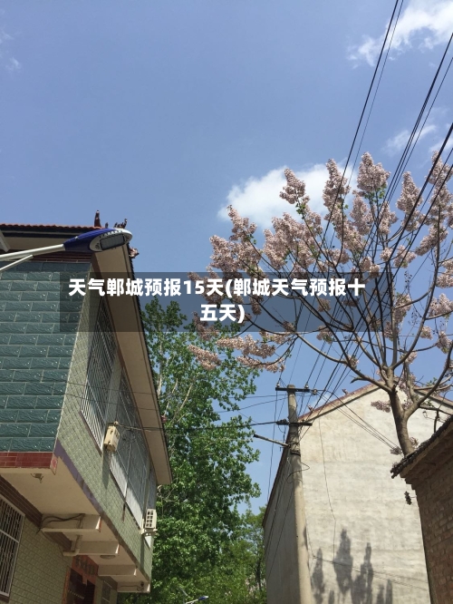 天气郸城预报15天(郸城天气预报十五天)