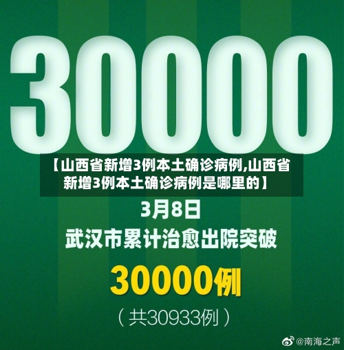 【山西省新增3例本土确诊病例,山西省新增3例本土确诊病例是哪里的】