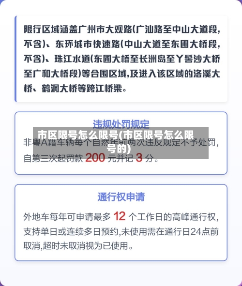 市区限号怎么限号(市区限号怎么限号的)
