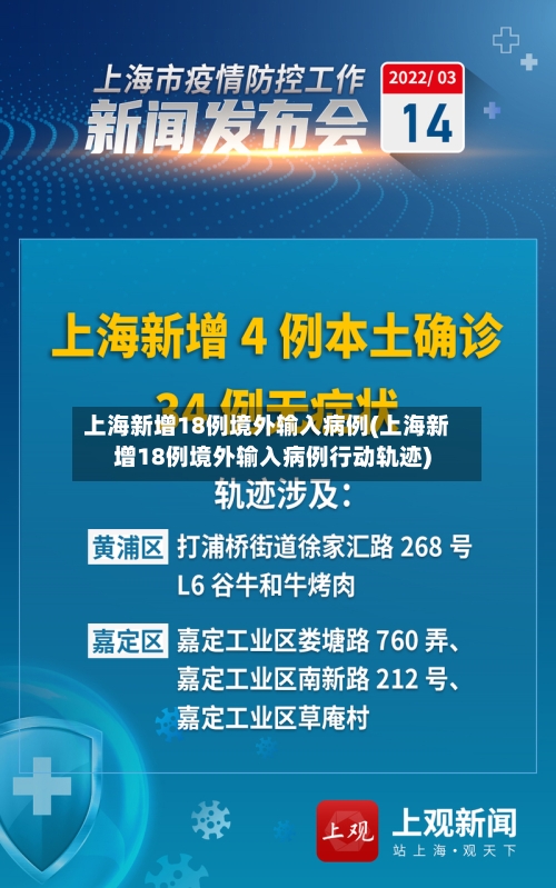 上海新增18例境外输入病例(上海新增18例境外输入病例行动轨迹)