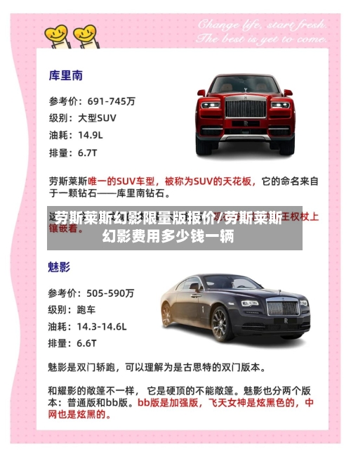 劳斯莱斯幻影限量版报价/劳斯莱斯幻影费用多少钱一辆
