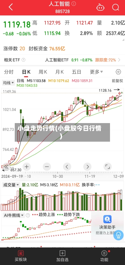 小盘走势行情(小盘股今日行情)