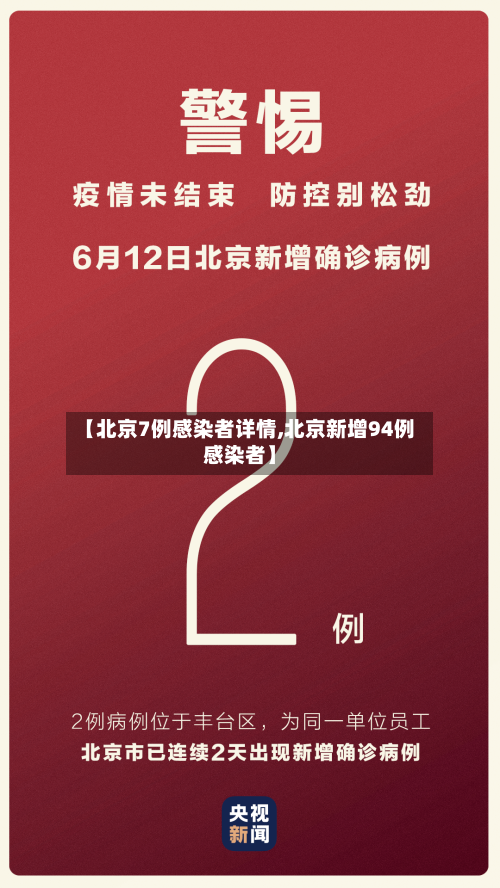 【北京7例感染者详情,北京新增94例感染者】