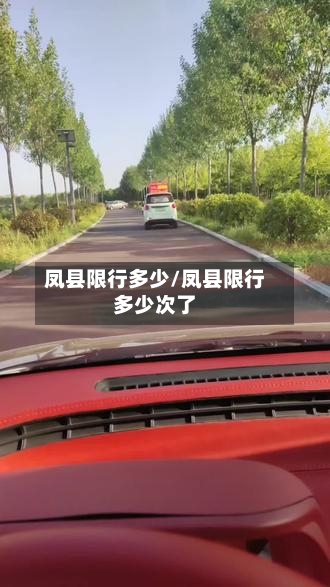 凤县限行多少/凤县限行多少次了