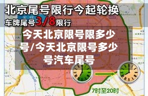 今天北京限号限多少号/今天北京限号多少号汽车尾号