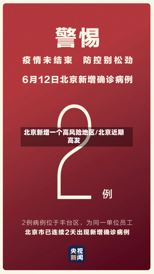 北京新增一个高风险地区/北京近期高发