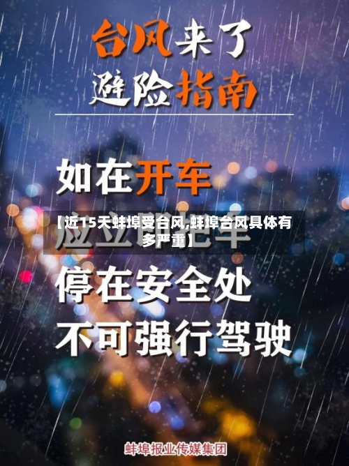 【近15天蚌埠受台风,蚌埠台风具体有多严重】