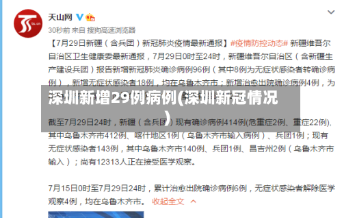 深圳新增29例病例(深圳新冠情况)