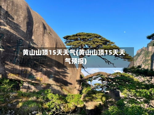 黄山山顶15天天气(黄山山顶15天天气预报)