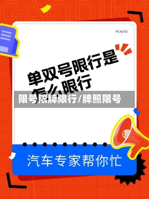 限号限牌限行/牌照限号