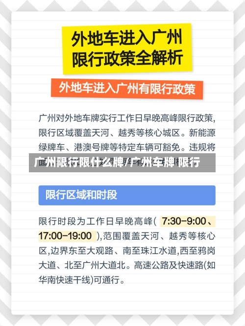 广州限行限什么牌/广州车牌 限行