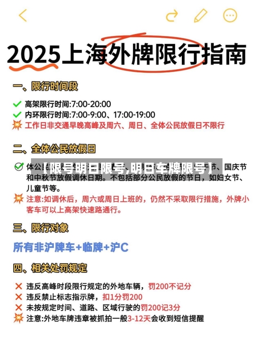 【限号明日限号,明日车牌限号】